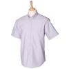 Short sleeve classic Oxford shirt Lilac