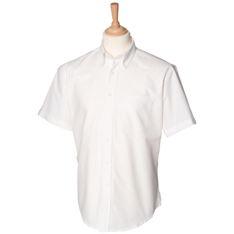 Short sleeve classic Oxford shirt White