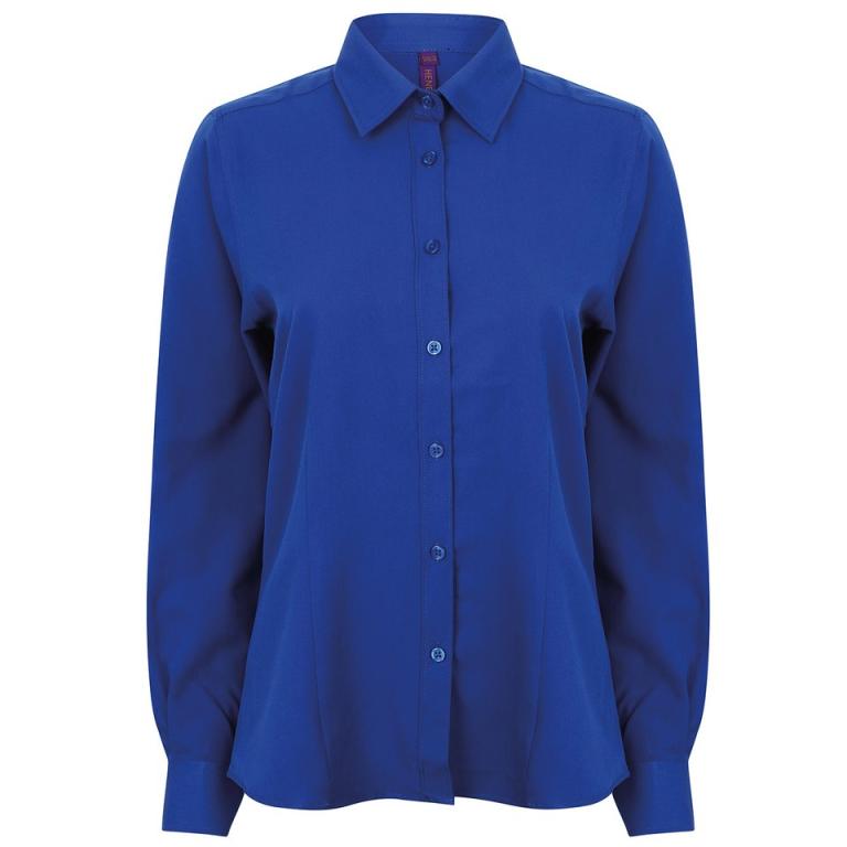 Women's wicking antibacterial long sleeve shirt Royal