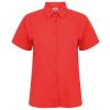 Women's wicking antibacterial short sleeve shirt Classic Red