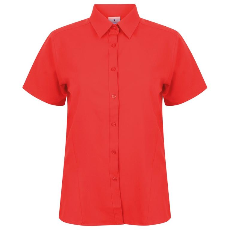 Women's wicking antibacterial short sleeve shirt Classic Red