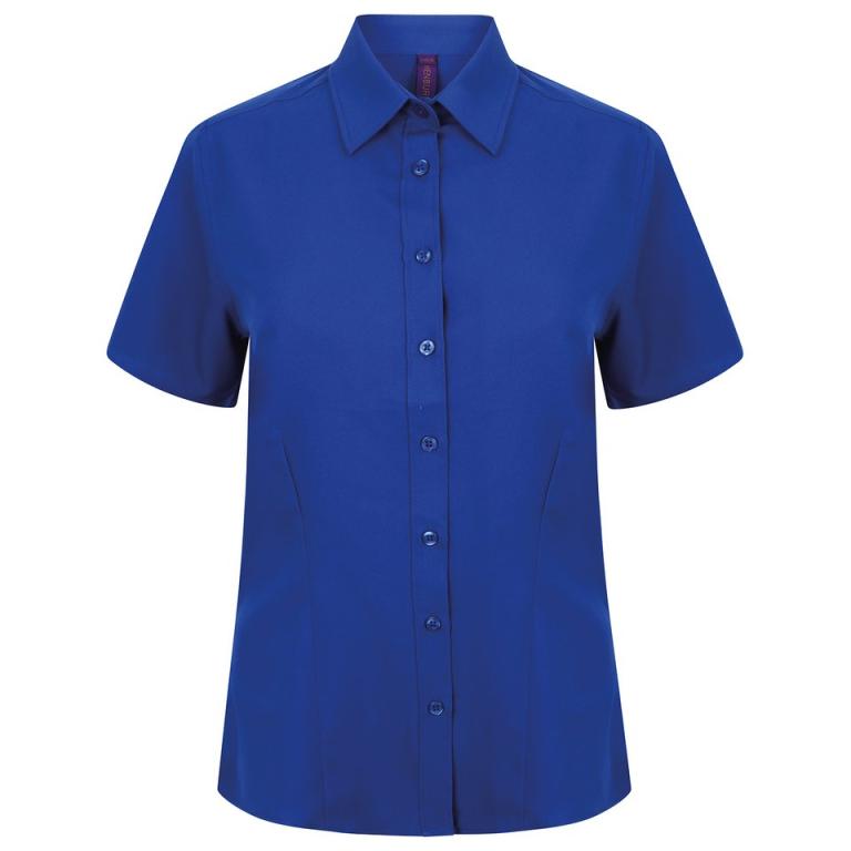 Women's wicking antibacterial short sleeve shirt Royal