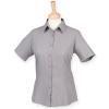 Women's wicking antibacterial short sleeve shirt Slate Grey