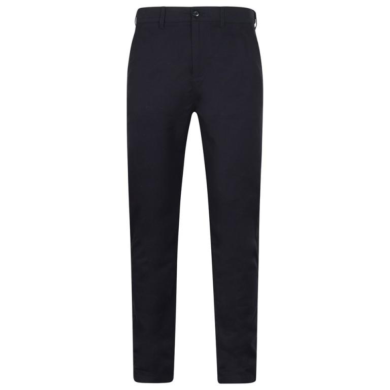 Stretch chinos with flex waistband Navy