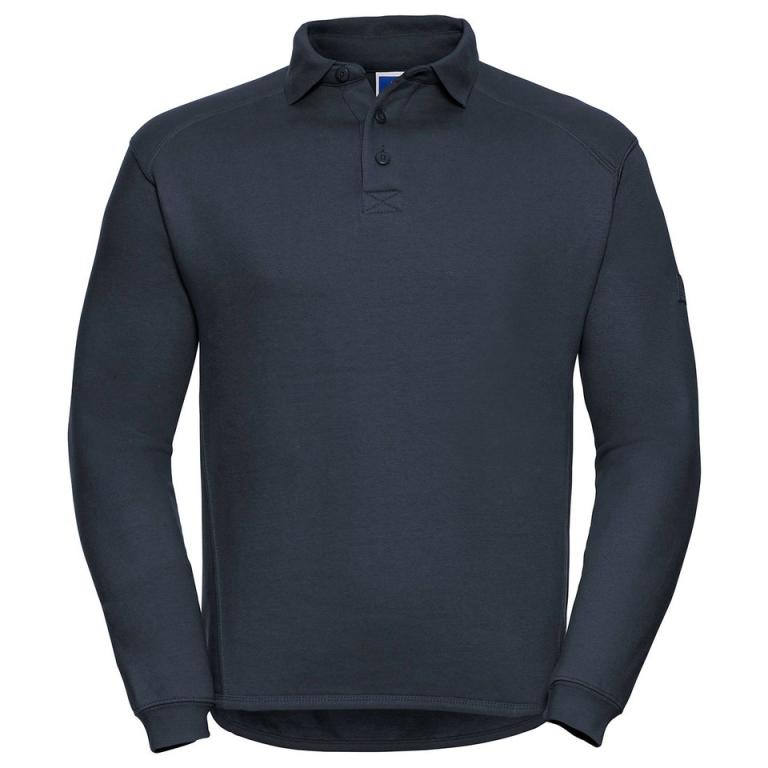 Heavy-duty collar sweatshirt French Navy