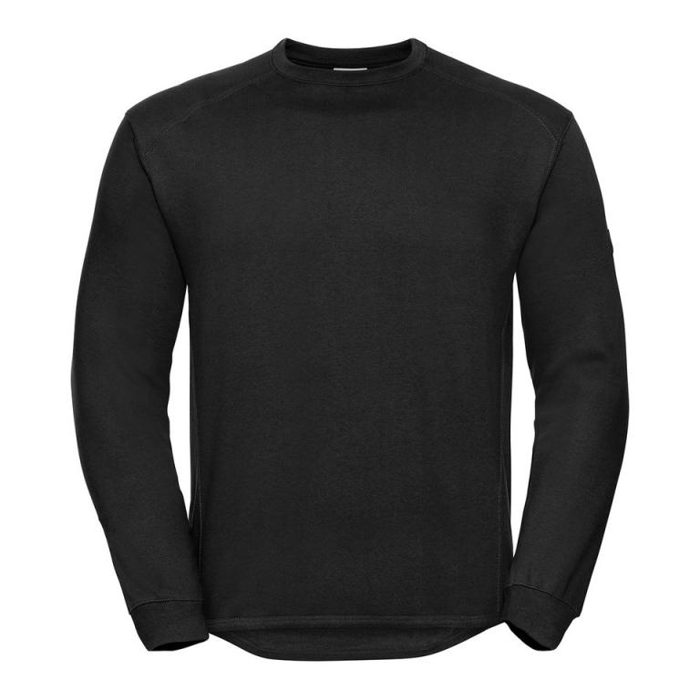 Heavy-duty crew neck sweatshirt Black