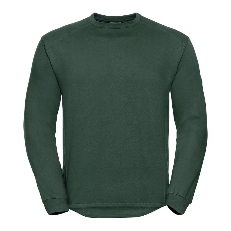 Heavy-duty crew neck sweatshirt Bottle Green