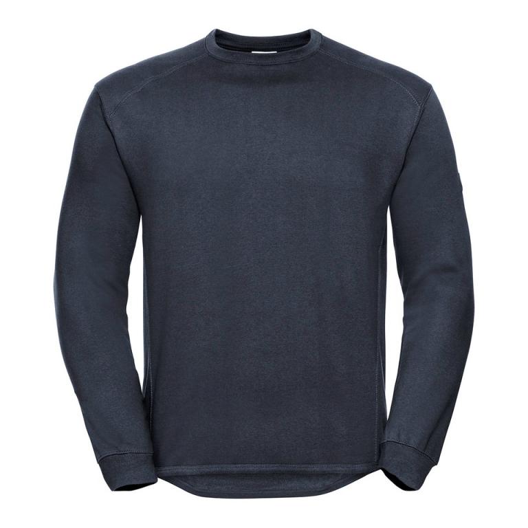 Heavy-duty crew neck sweatshirt French Navy