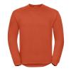 Heavy-duty crew neck sweatshirt Orange