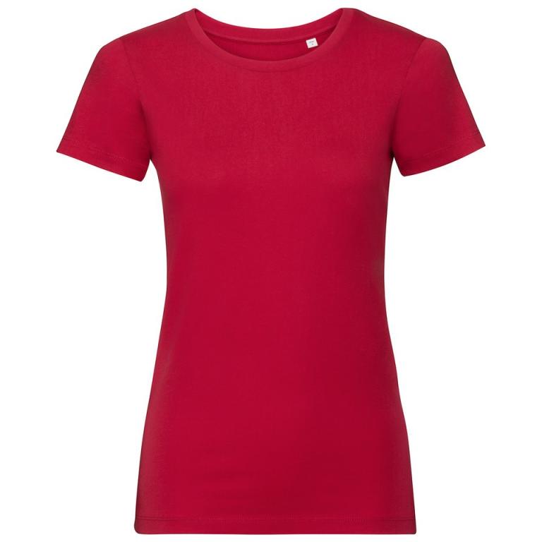 Women's pure organic tee Classic Red