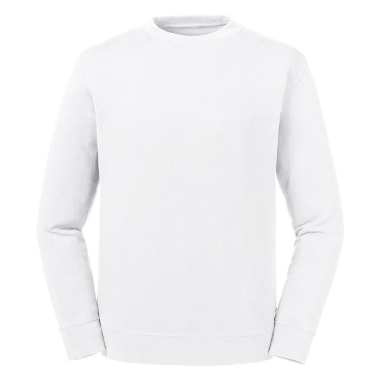 Pure organic reversible sweatshirt White