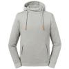 Pure organic high collar hooded sweatshirt Stone