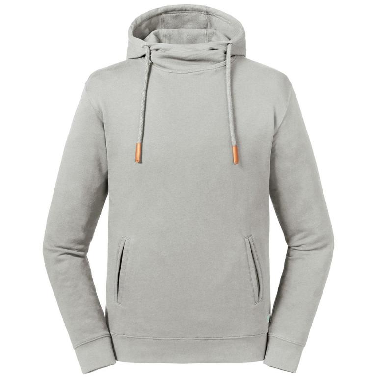 Pure organic high collar hooded sweatshirt Stone