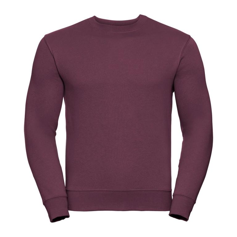 Set-in sleeve sweatshirt Burgundy