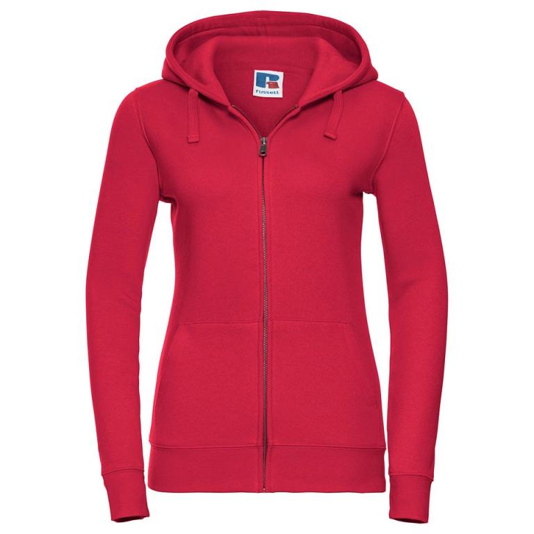 Women's authentic zipped hooded sweatshirt Classic Red