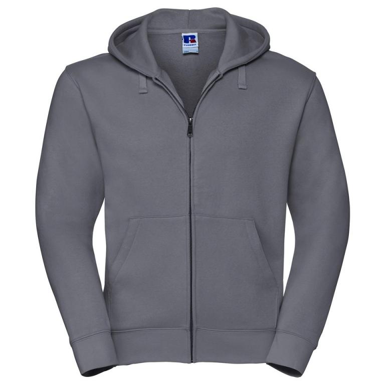 Authentic zipped hooded sweat Convoy Grey