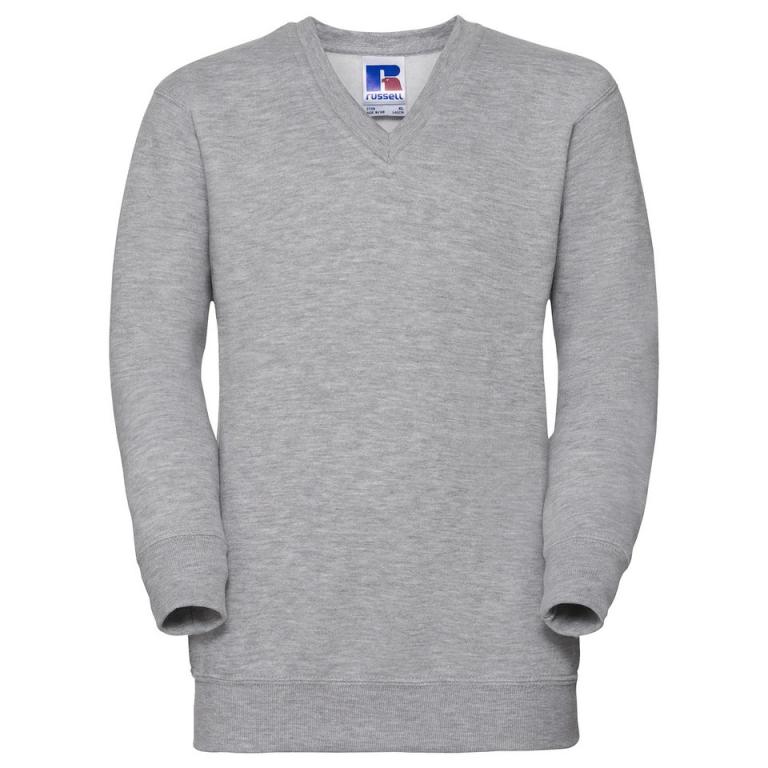 Kids v-neck sweatshirt Light Oxford