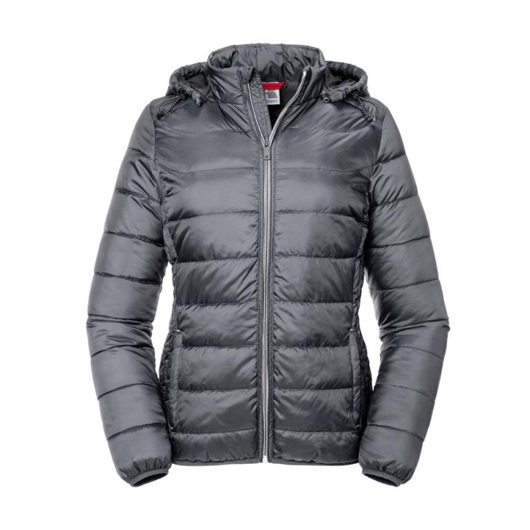 Women's hooded Nano jacket Iron Grey