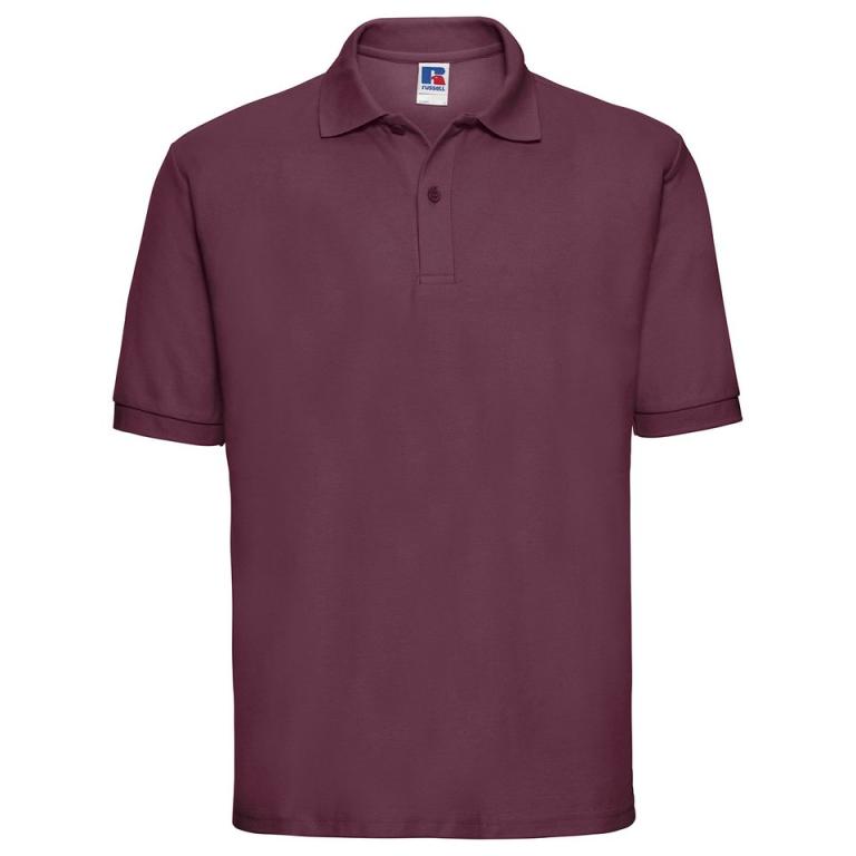 Classic polycotton polo Burgundy