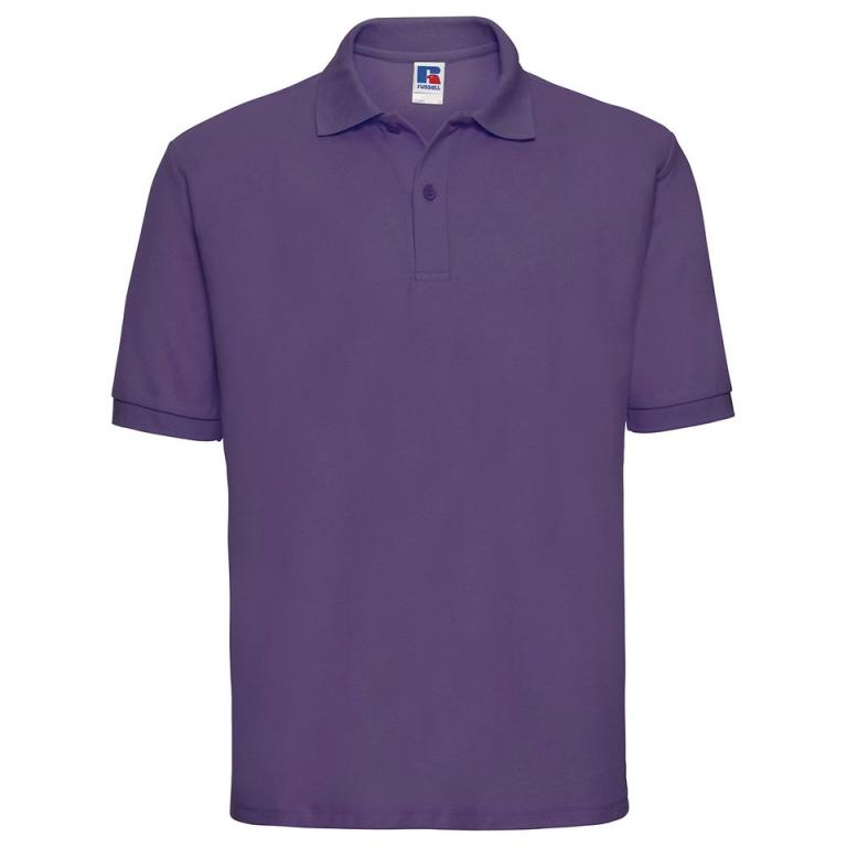 Classic polycotton polo Purple