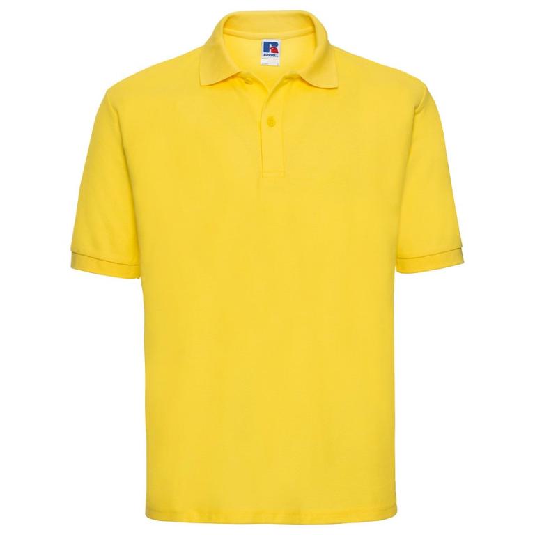 Classic polycotton polo Yellow