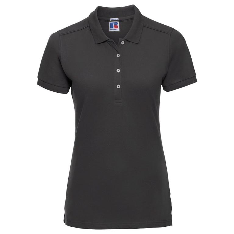 Women's stretch polo Black