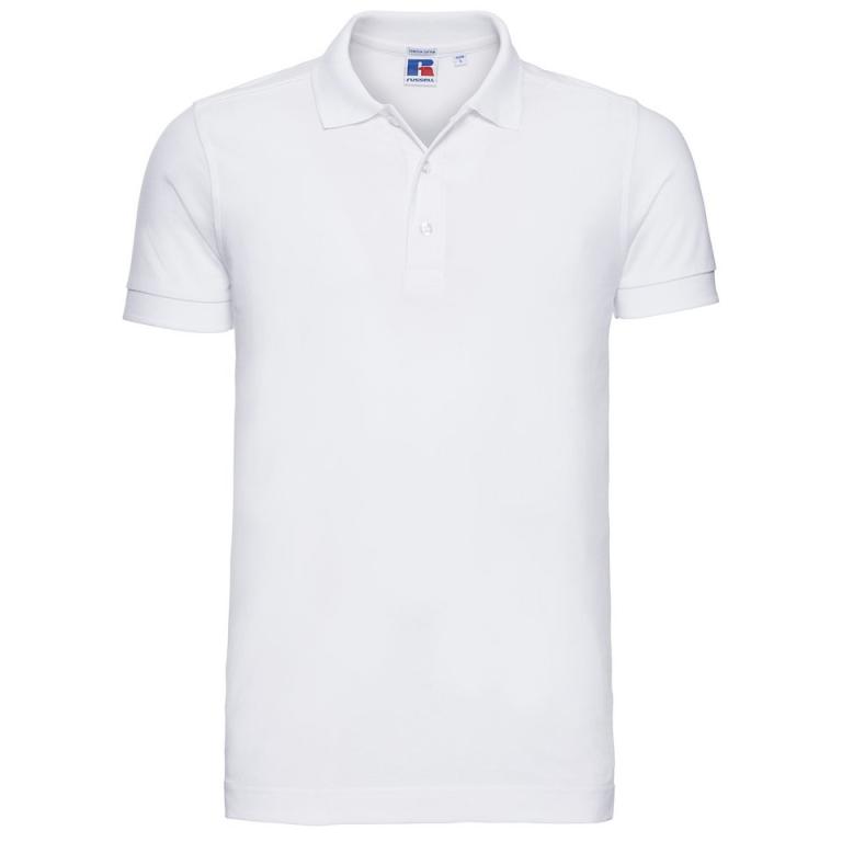 Stretch polo White