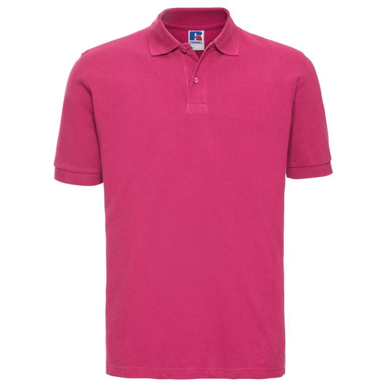 Classic cotton piqué polo Fuchsia