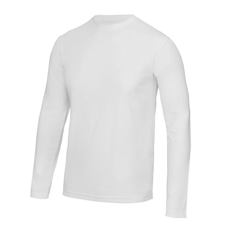 Long sleeve cool T Arctic White