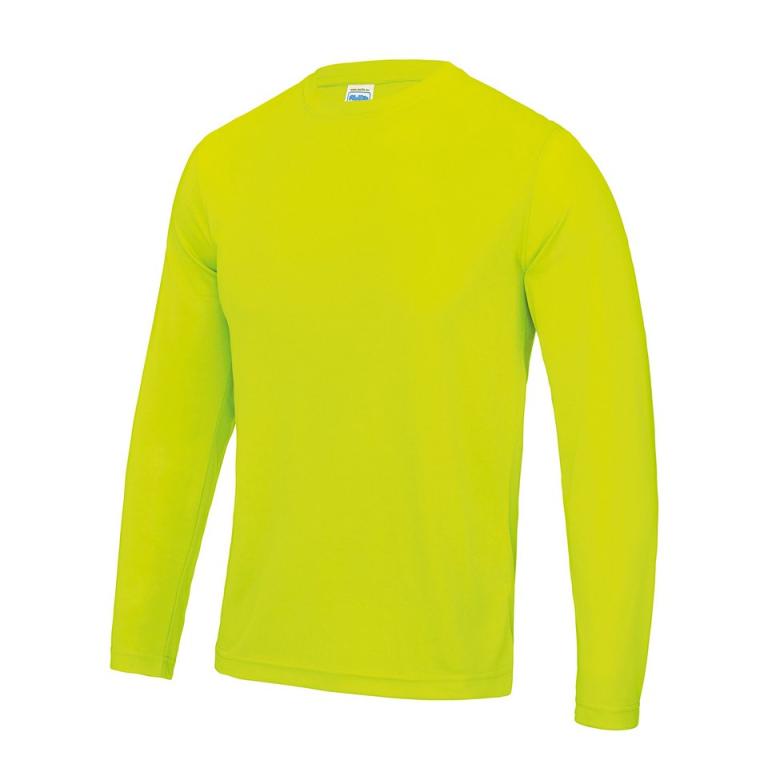 Long sleeve cool T Electric Yellow