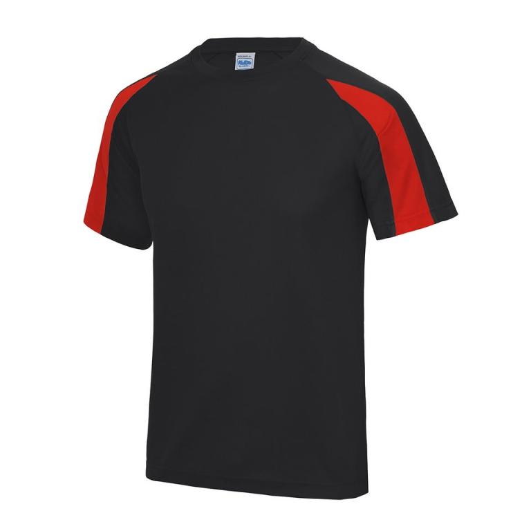 Contrast cool T Jet Black/Fire Red