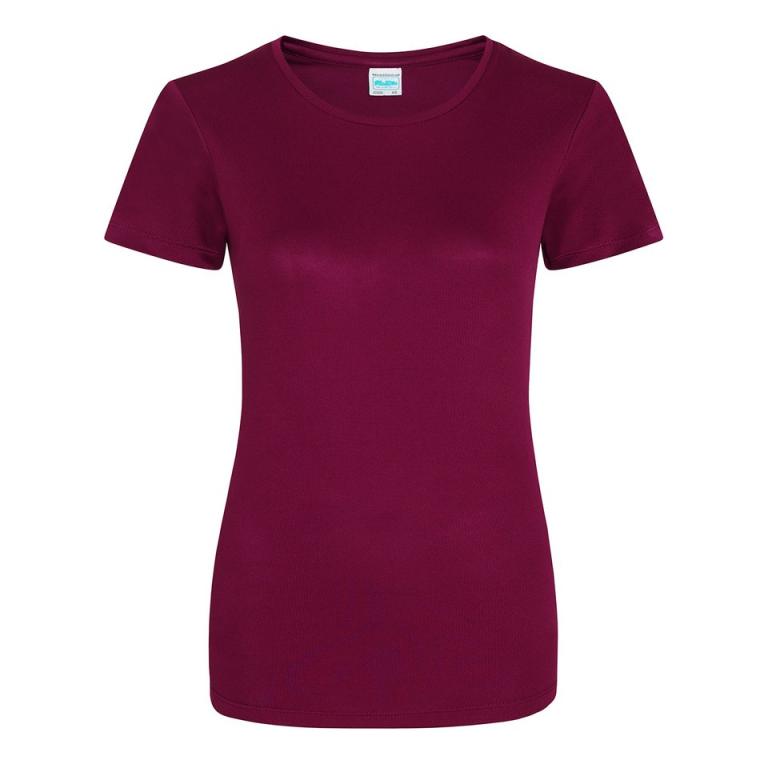 Women's cool T Burgundy