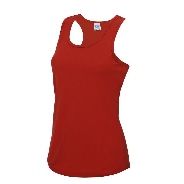 Women's cool vest Fire Red