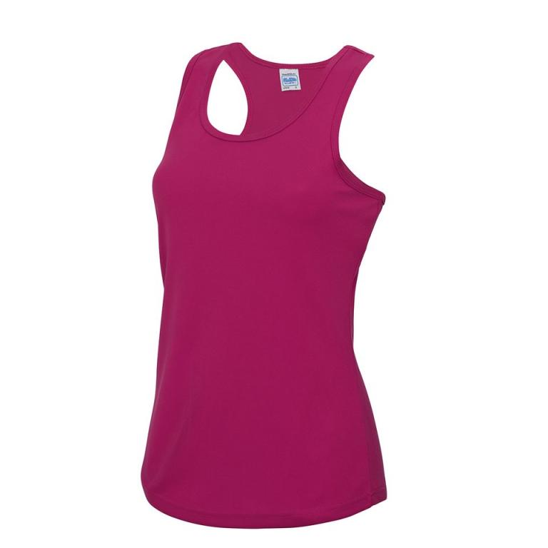 Women's cool vest Hot Pink