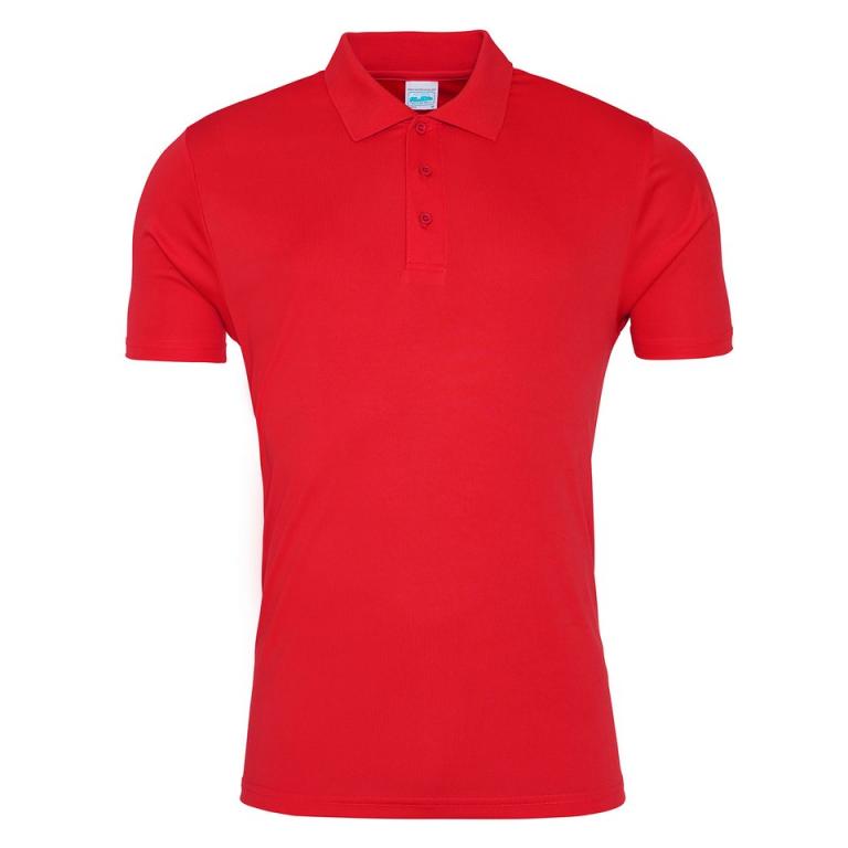 Cool smooth polo Fire Red