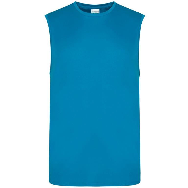 Cool smooth sports vest Sapphire Blue