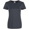 Women's cool smooth T Charcoal