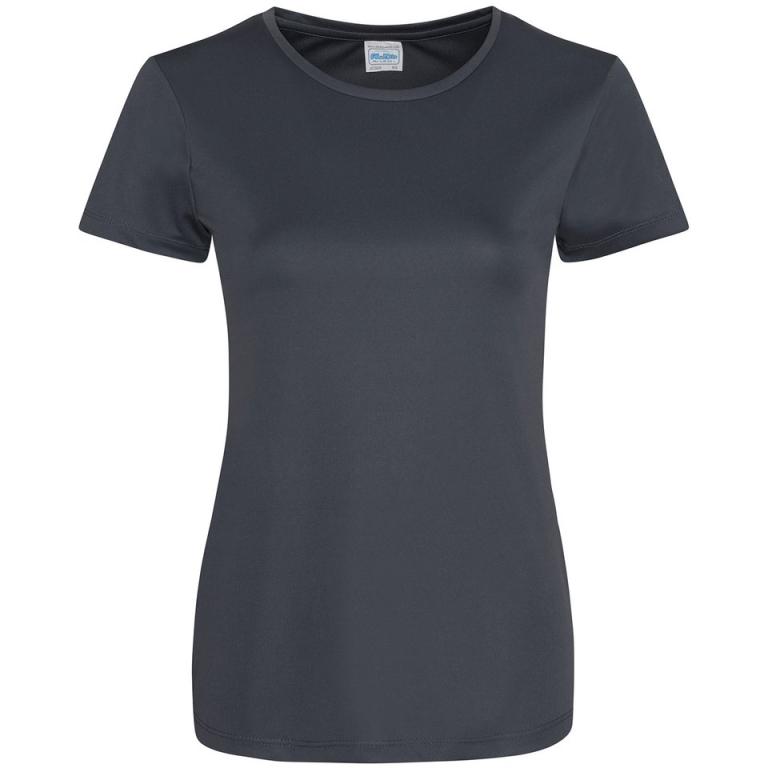 Women's cool smooth T Charcoal