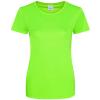 Women's cool smooth T Electric Green