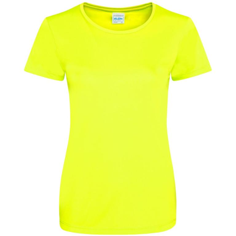 Women's cool smooth T Electric Yellow