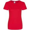 Women's cool smooth T Fire Red