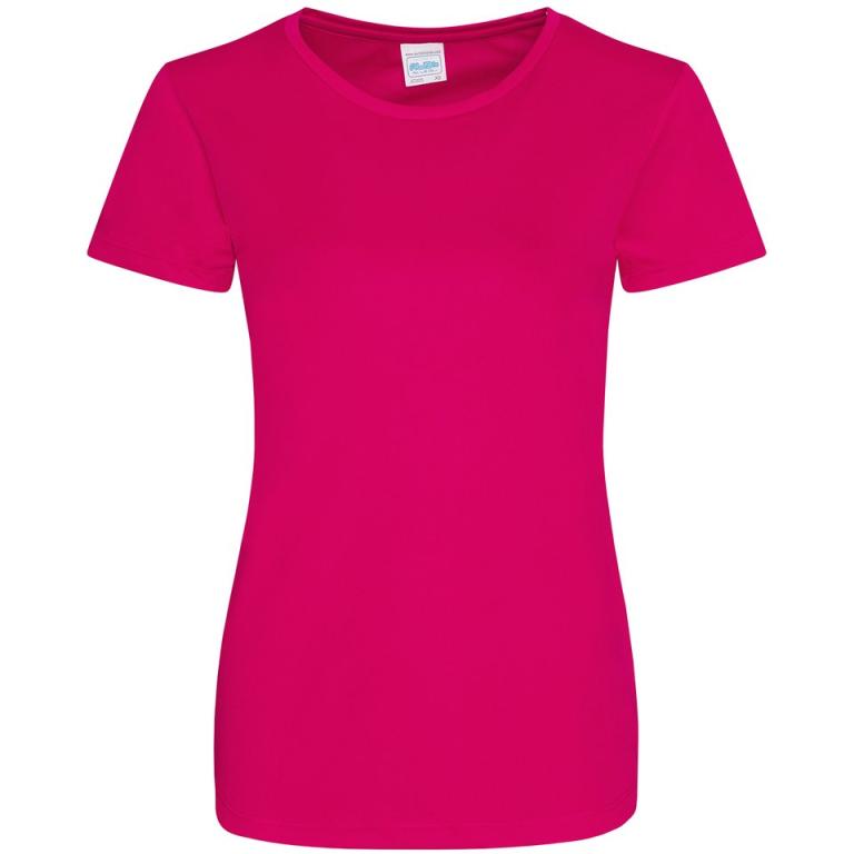 Women's cool smooth T Hot Pink