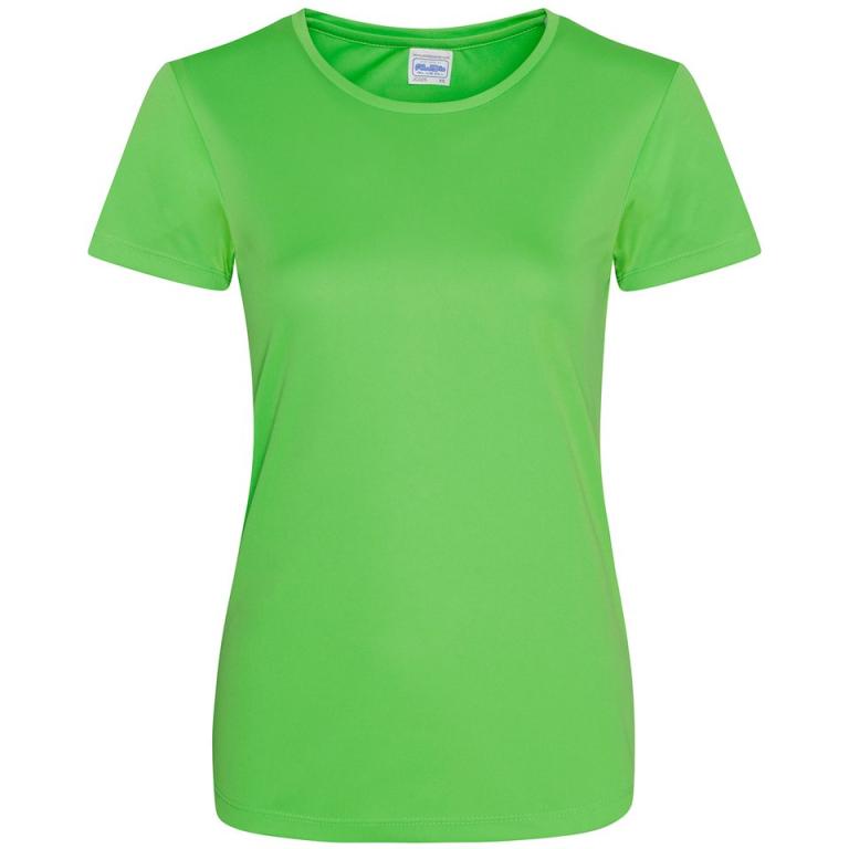 Women's cool smooth T Lime Green