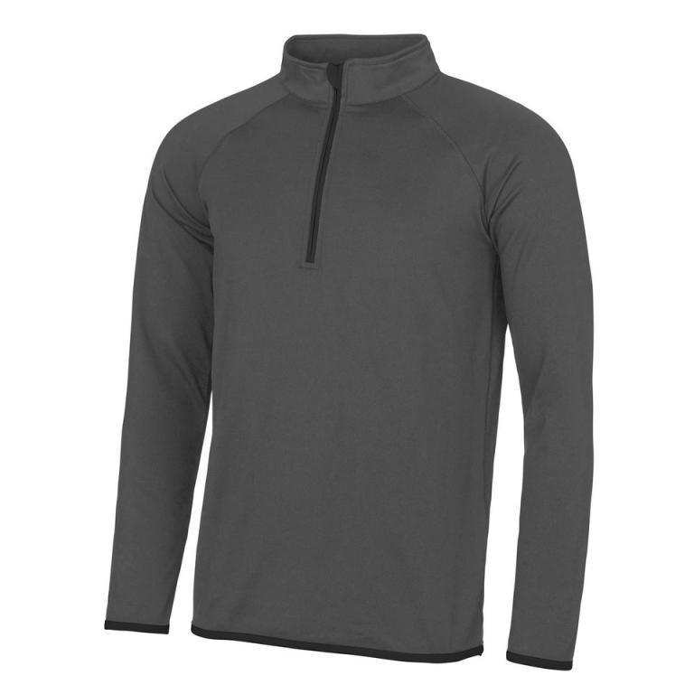 Cool ½ zip sweatshirt Charcoal/Jet Black