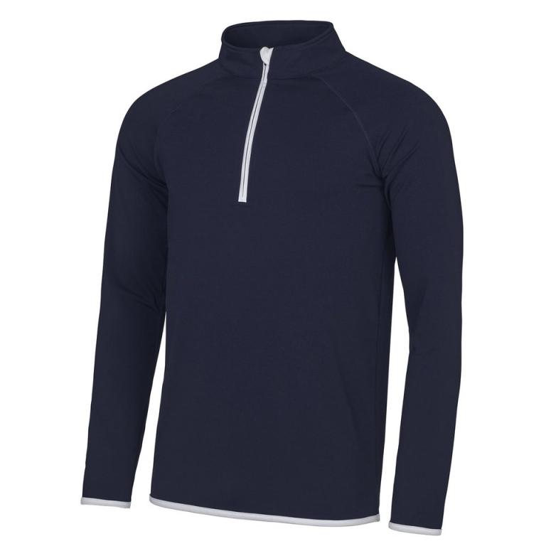 Cool ½ zip sweatshirt French Navy/Arctic White