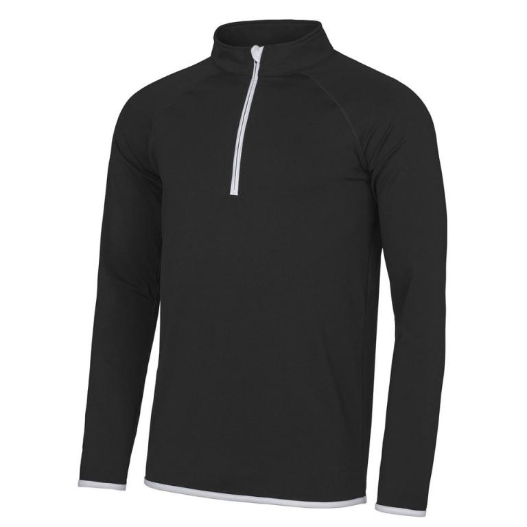 Cool ½ zip sweatshirt Jet Black/Arctic White