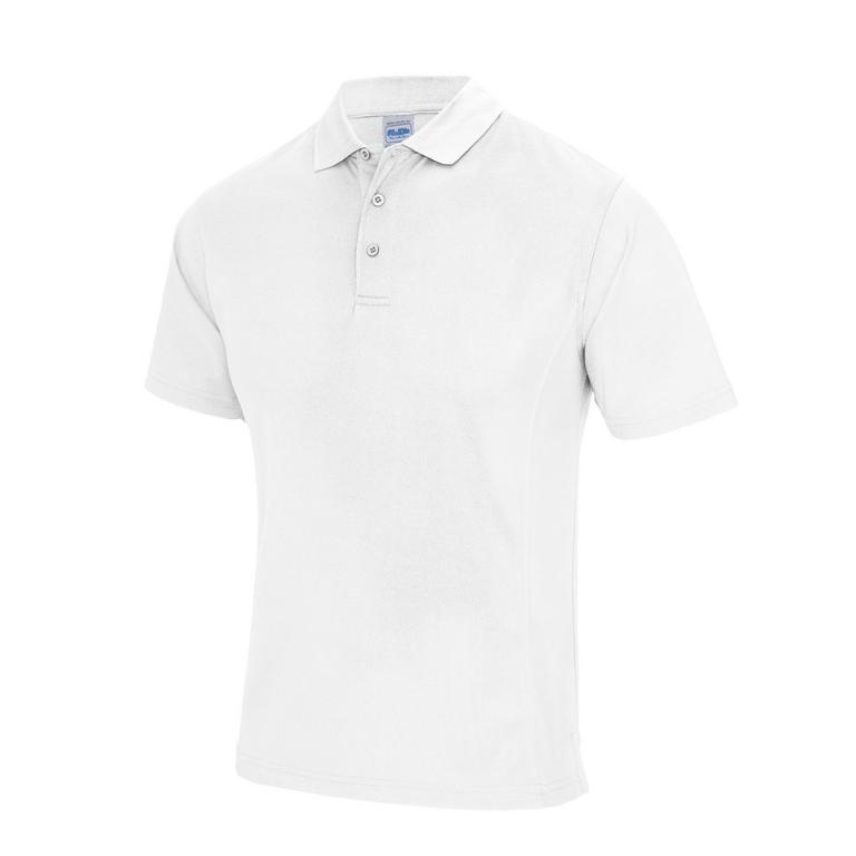 SuperCool performance polo Arctic White