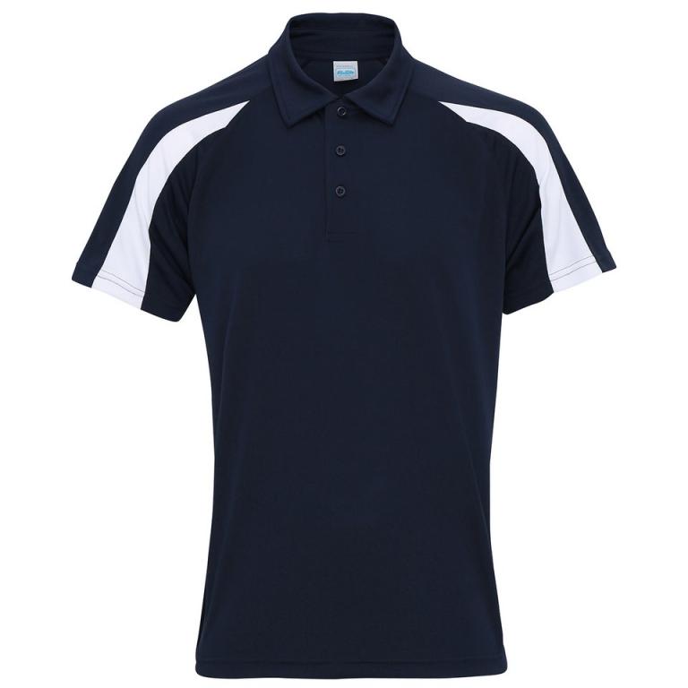 Contrast cool polo French Navy/Arctic White