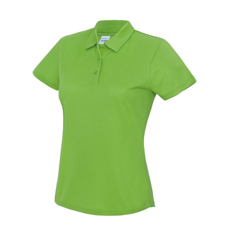 Women's cool polo Lime Green