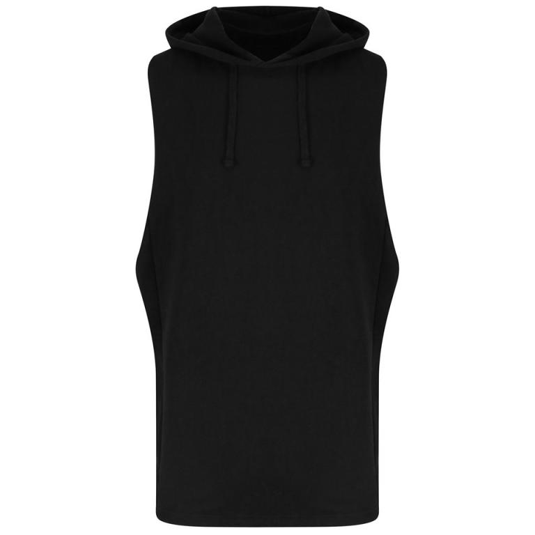 Urban sleeveless muscle hoodie Jet Black